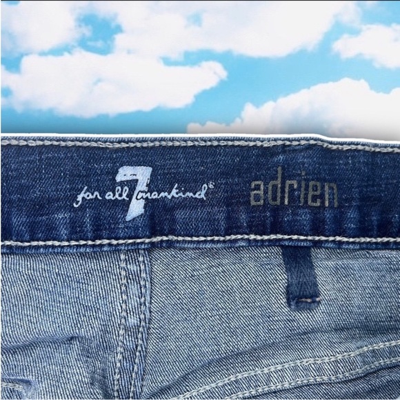 7 FOR ALL MANKIND Adrien Slim Fit Jeans 40x30 Back to School Denim Straight Leg - Picture 9 of 11